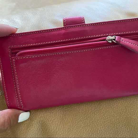 TUSK Pink Leather Wallet - Picture 2 of 6